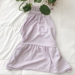 Lilac Halter Blouse